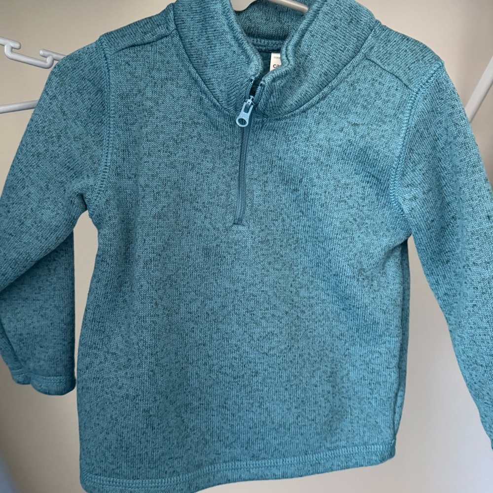 Carter's Blue Quarter-Zip Sweater